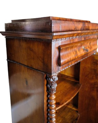 Pedestal Cabinet in Mahogany, 1840s-UY-1723443