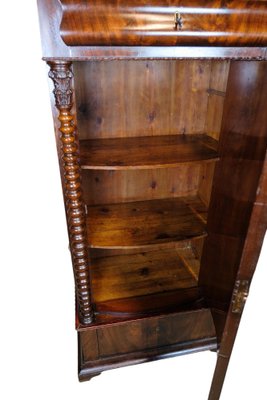 Pedestal Cabinet in Mahogany, 1840s-UY-1723443