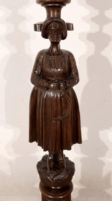 Pedestal in Chestnut - 1920s-RVK-1437471