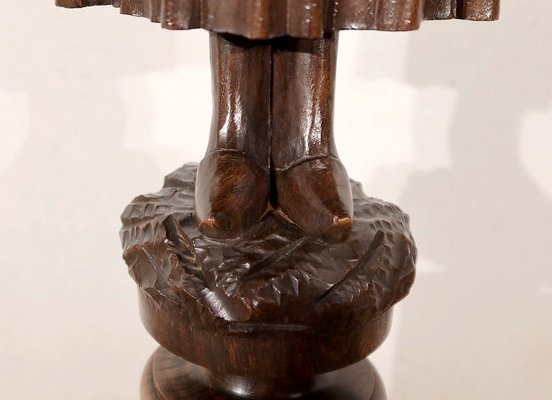 Pedestal in Chestnut - 1920s-RVK-1437471