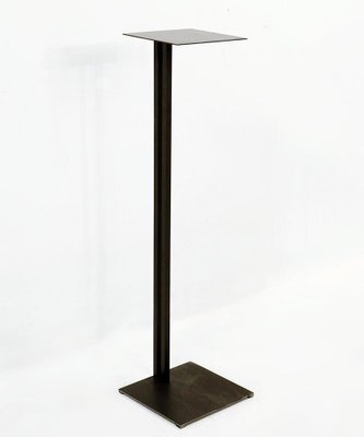 Pedestal in Patinated Steel by Franck Robichez-JG-1239349