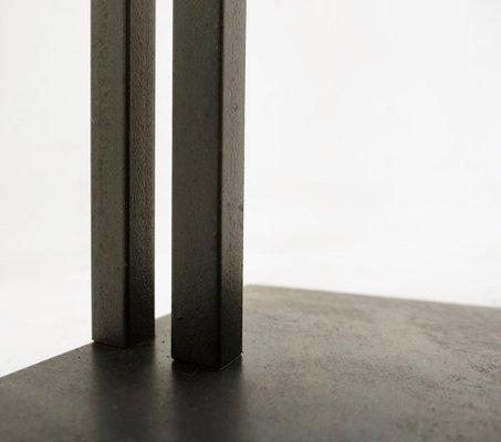 Pedestal in Patinated Steel by Franck Robichez-JG-1239349