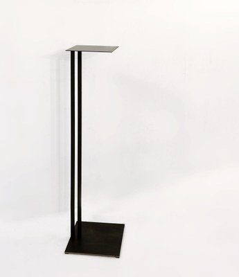 Pedestal in Patinated Steel by Franck Robichez-JG-1239349