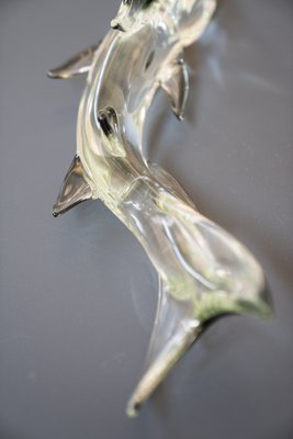 Pedestal Murano Glass Fish, 1980s-KNM-948774