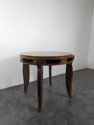 Pedestal Table by J.F Leleu-HLV-2033122