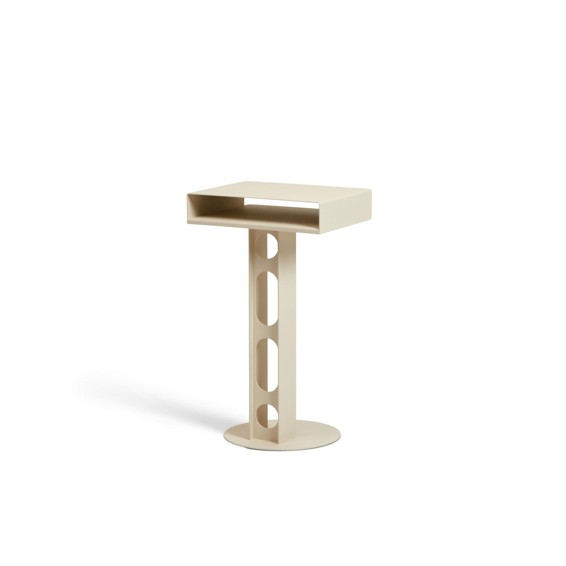 Sidekick Side Table by Pedestal #Pearl