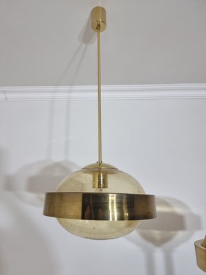 Pendant & Floor Lamp from Kamenický Šenov, Set of 2-QJA-1283440