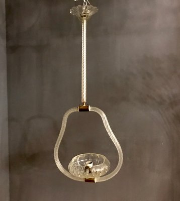 Pendant Lamp by Ercole Barovier for Murano, 1940s-JJC-575061