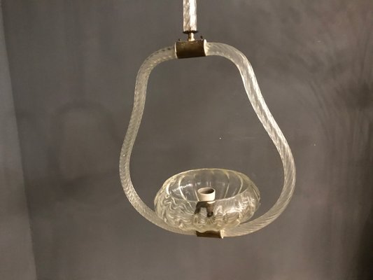 Pendant Lamp by Ercole Barovier for Murano, 1940s-JJC-575061