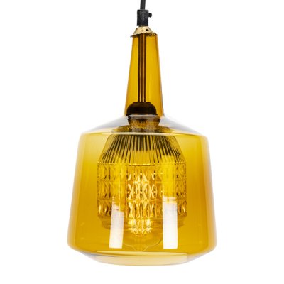 Pendant Lamp in Green Glass by Carl Fagerlund for Orrefors, 1960s-XMR-1382601