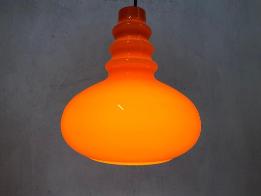 Pendant Lamp in Orange Glass from Peill & Putzler-GPQ-1786067