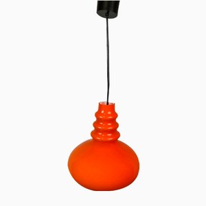 Pendant Lamp in Orange Glass from Peill & Putzler-GPQ-1786067