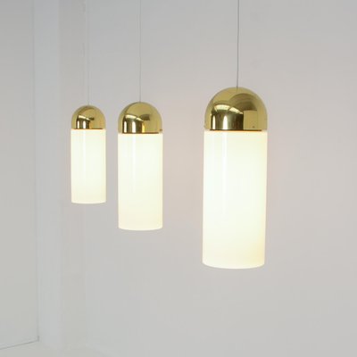 Pendant Lamp in White Glass by Glashütte Limburg-VT-1319028