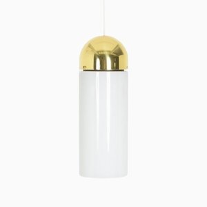 Pendant Lamp in White Glass by Glashütte Limburg-VT-1319028