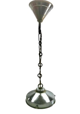 Pendant Lamp with Opaline Shade and Chrome Fittings from Phillips, 1930s-MJY-1739268