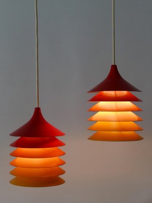 Pendant Lamps Duett by Bent Gantzel Boysen for Ikea Sweden, 1980s, Set of 2-WPT-1289575