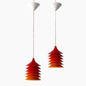 Pendant Lamps Duett by Bent Gantzel Boysen for Ikea Sweden, 1980s, Set of 2-WPT-1289575