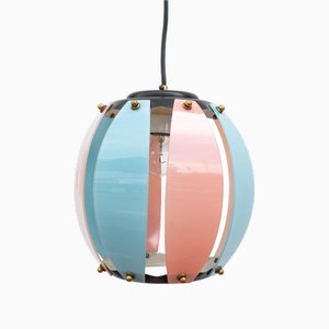 Pendant Light with Globe Lampshade, 1970s-CGZ-2021003