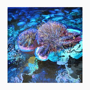 Peny Manavi, Under the Sea 1, 2018, Oil and Printing Ink on Canvas-CHG-2025649