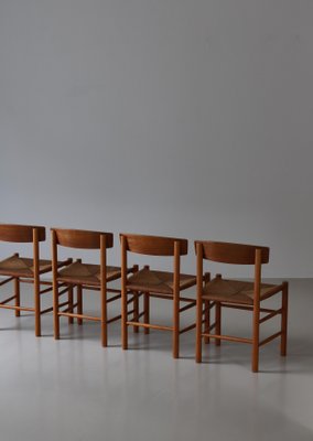 People's Chairs by Børge Mogensen, 1940s, Set of 4-WRF-1790125