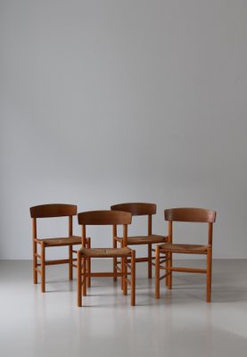 People's Chairs by Børge Mogensen, 1940s, Set of 4-WRF-1790125