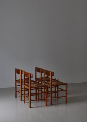 People's Chairs by Børge Mogensen, 1940s, Set of 4-WRF-1790125