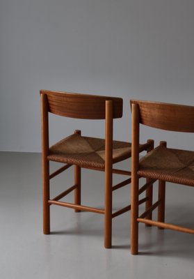 People's Chairs by Børge Mogensen, 1940s, Set of 4-WRF-1790125