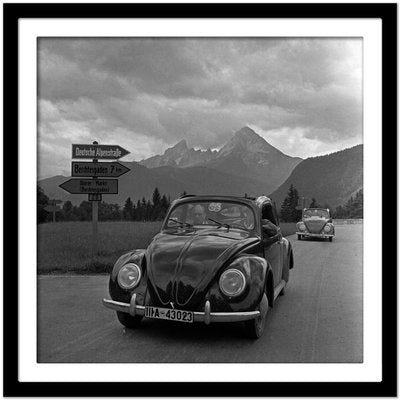 People Traveling in Volkswagen Beetle, Germany, 1939, Printed 2021-DYV-1021833