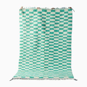 Peppermint Check Berber Rug, 2010s-GPP-1383952