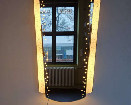 Perforated Mirror Lamp by Ernest Igl for Hillebrand, Germany, 1950s-NV-1782471