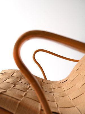 Pernilla Armchair and Foot Stool by Bruno Mathsson, 1960s-QWP-2042045