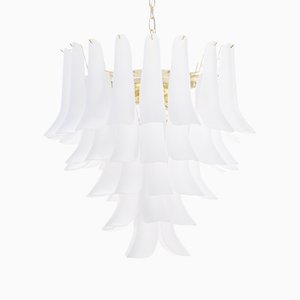 Petal Suspension Chandelier in Murano Glass, Italy-MPO-1361813