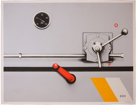 Peter Klasen, Sans titre, 1974, Silkscreen-CQE-1311392