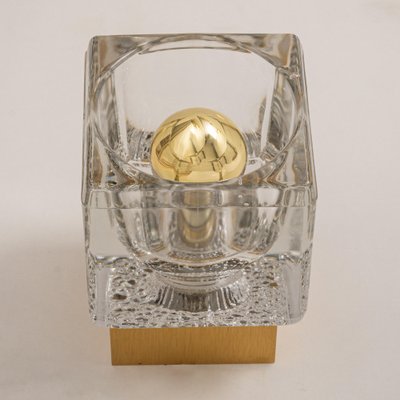 Petite Crystal Glass Brass Wall Sconces by Peill & Putzler, Germany-UGR-1105153