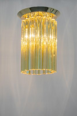 Petite Murano Glass Flush Mount Light by Venini for Kalmar, Austria, 1970s-UGR-1371285