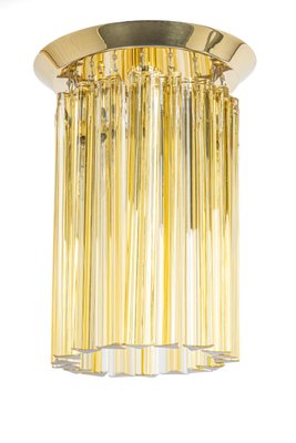 Petite Murano Glass Flush Mount Light by Venini for Kalmar, Austria, 1970s-UGR-1371285