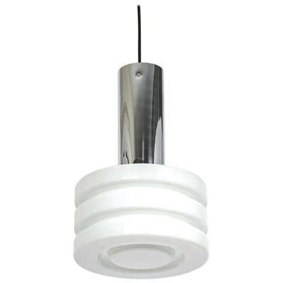 Petite Opal Glass Pendant Light by Limburg, Germany, 1960s-UGR-1105161