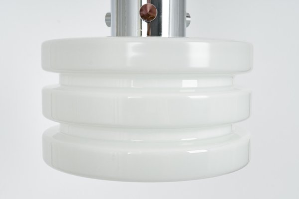 Petite Opal Glass Pendant Light by Limburg, Germany, 1960s-UGR-1105161