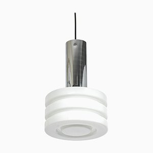 Petite Opal Glass Pendant Light by Limburg, Germany, 1960s-UGR-1105161