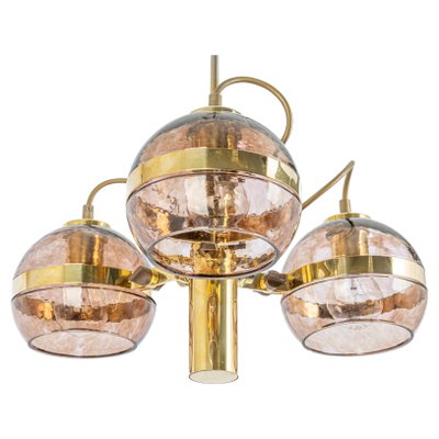 Petite Stunning Sciolari Brass Chandelier from by Gaetano Sciolari, Germany, 1960s-UGR-1351656