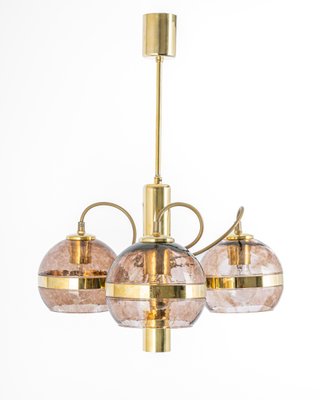 Petite Stunning Sciolari Brass Chandelier from by Gaetano Sciolari, Germany, 1960s-UGR-1351656