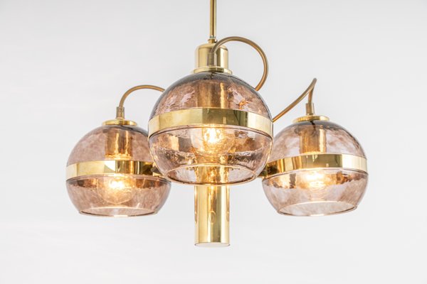 Petite Stunning Sciolari Brass Chandelier from by Gaetano Sciolari, Germany, 1960s-UGR-1351656