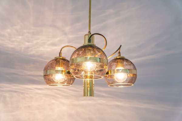 Petite Stunning Sciolari Brass Chandelier from by Gaetano Sciolari, Germany, 1960s-UGR-1351656