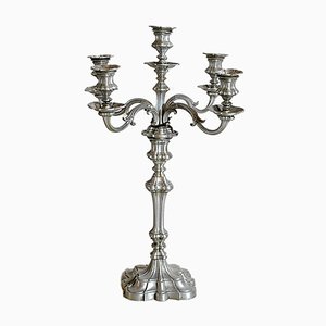 Pewter 5-Arm Candleholder, 1940s-JQO-847011