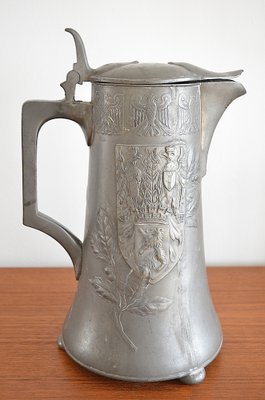 Pewter Ceremonial Jug with Berlin Coat of Arms from Kayser, 1900s-OV-1047900