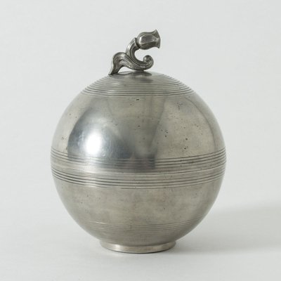 Pewter Jar by Sylvia Stave for C. G. Hallberg, 1930s-NL-729166