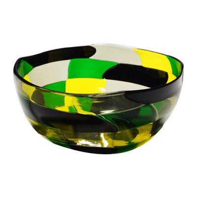 Pezzato Americano Bowl by Fulvio Bianconi for Venini, Murano, 1950s-KJP-1214931