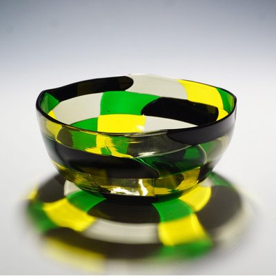 Pezzato Americano Bowl by Fulvio Bianconi for Venini, Murano, 1950s-KJP-1214931