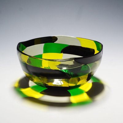 Pezzato Americano Bowl by Fulvio Bianconi for Venini, Murano, 1950s-KJP-1214931