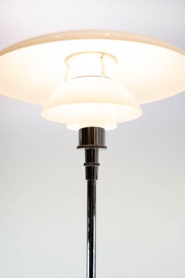 PH 4 1/2-3 1/2 Floor Lamp of Chrome with Shades of Opaline Glass by Poul Henningsen for Louis Poulsen-UY-980674